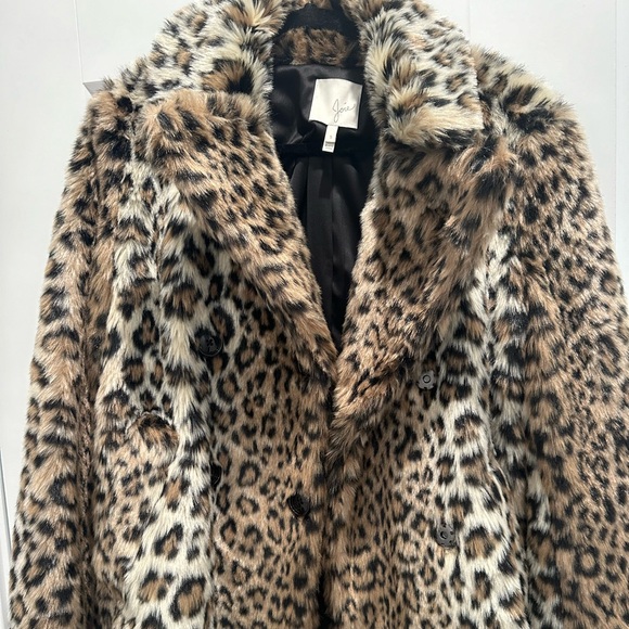 JOIE Leopard Coat - Picture 1 of 5